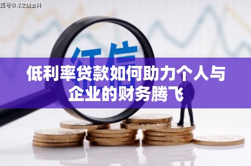 平桂低利率贷款如何助力个人与企业的财务腾飞