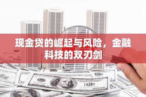 平桂现金贷的崛起与风险，金融科技的双刃剑